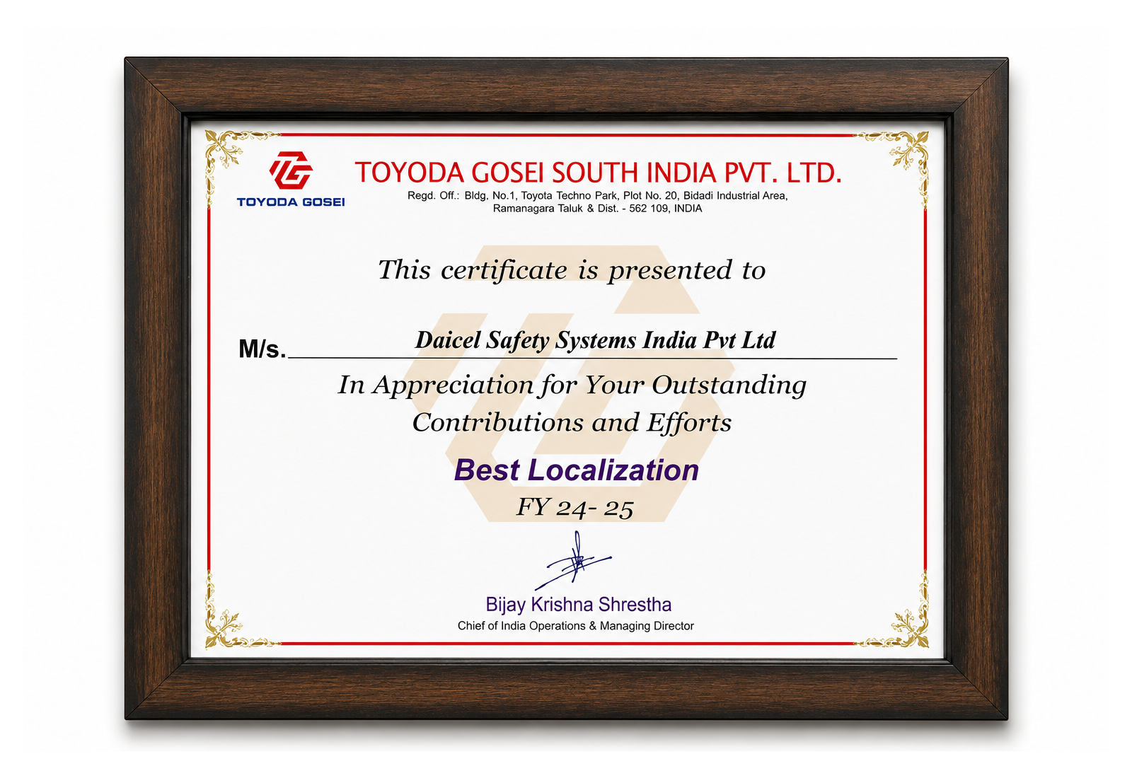 Customer Awards Customer Awards