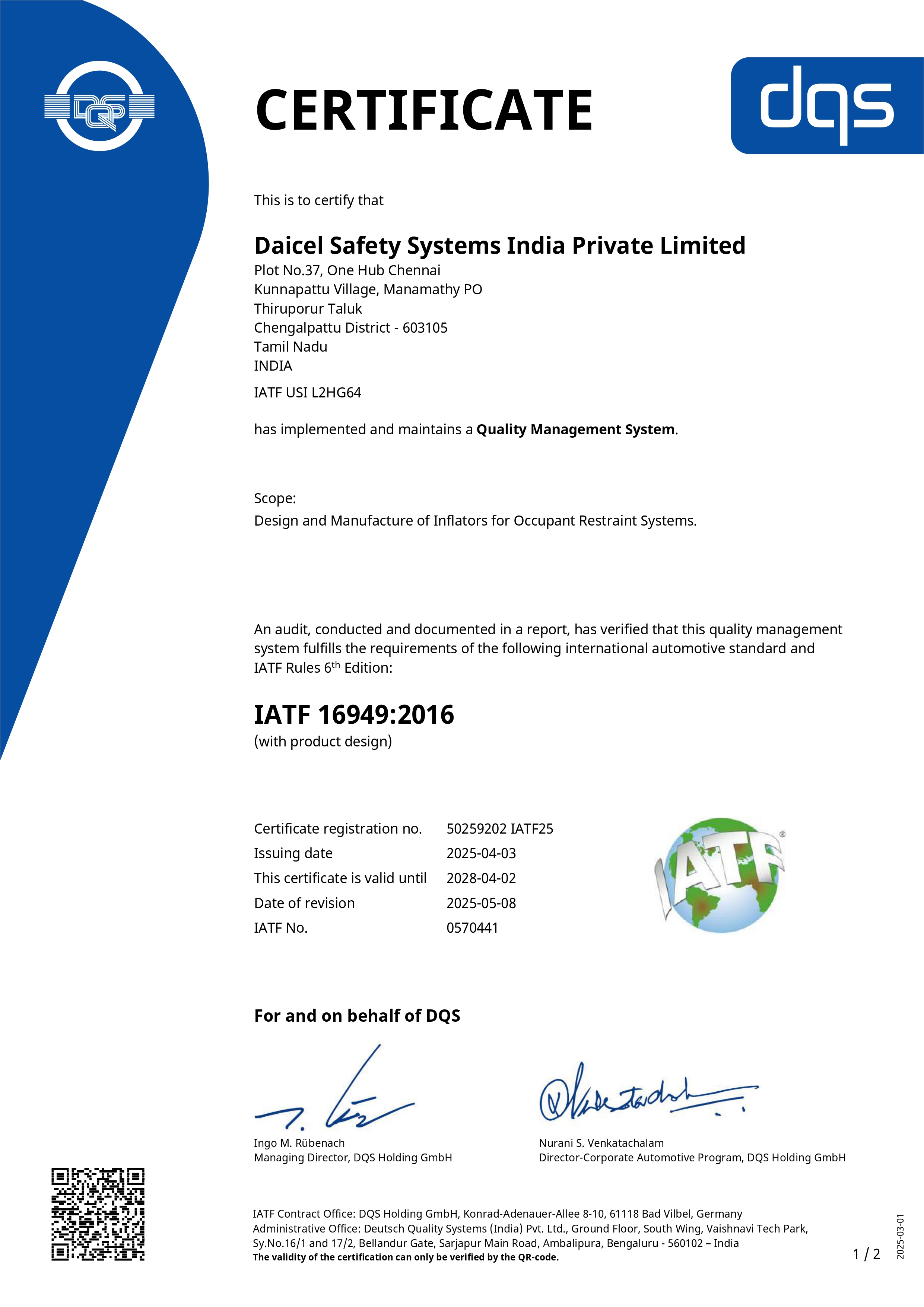 Occupational Health and Safety Management System